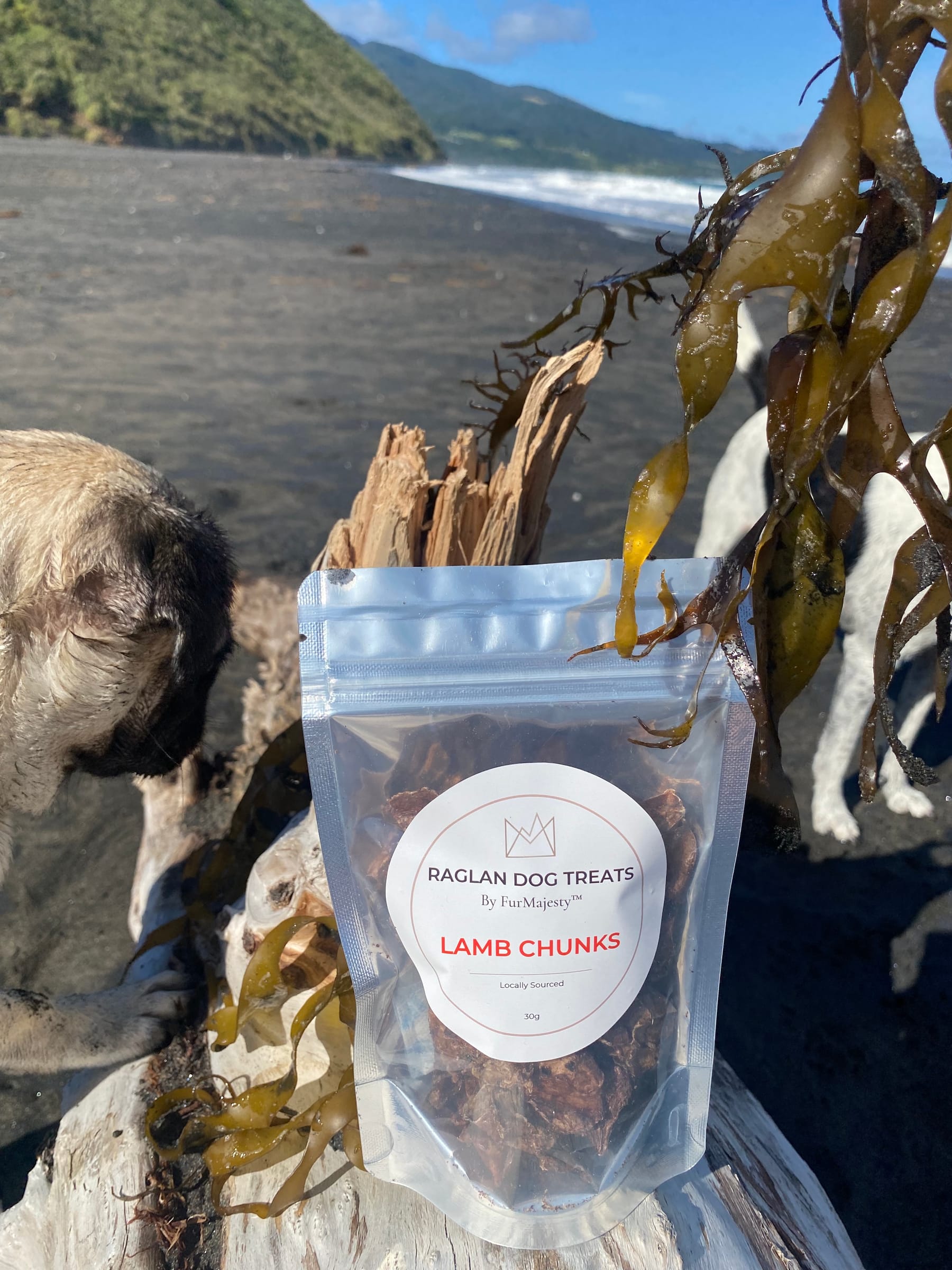 FurMajesty air-dried New Zealand lamb lung chunks for dogs