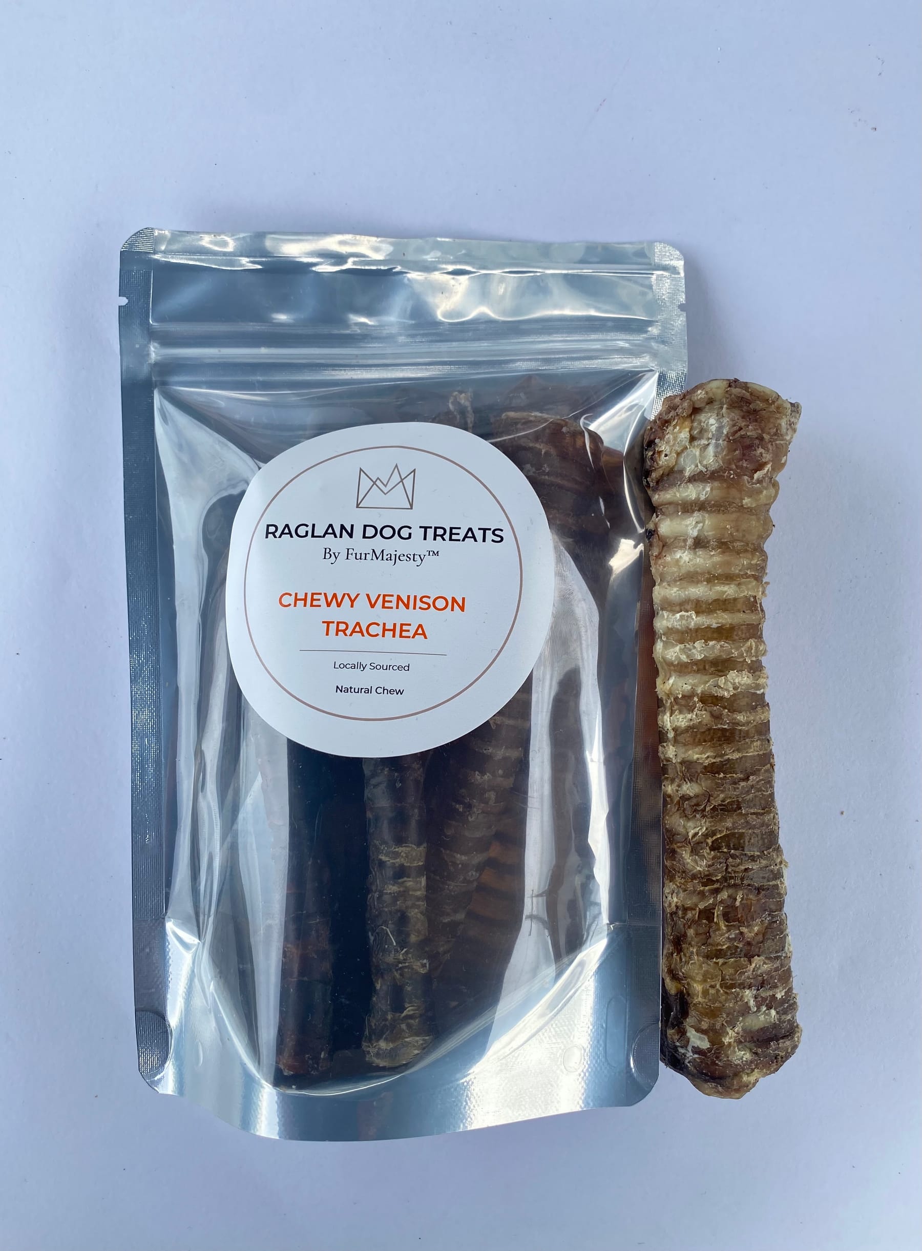 Furmajesty air-dried venison trachea from Raglan, New Zealand
